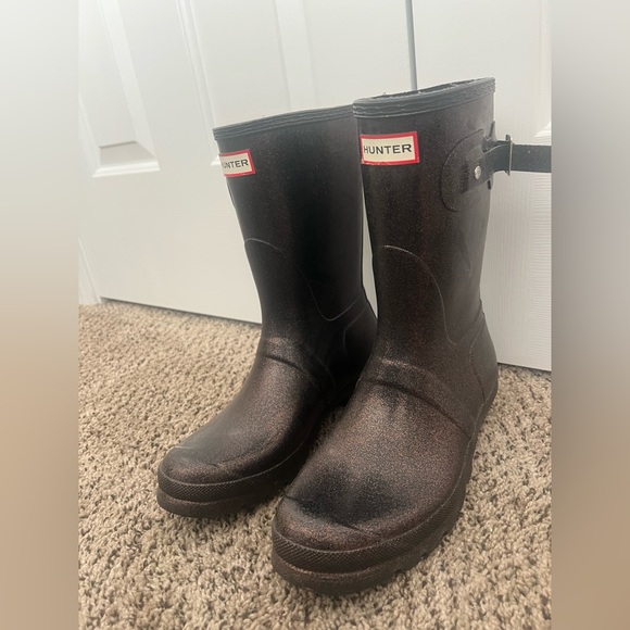 Womens Hunter Half Calf Rain Boots - Picture 3 of 8